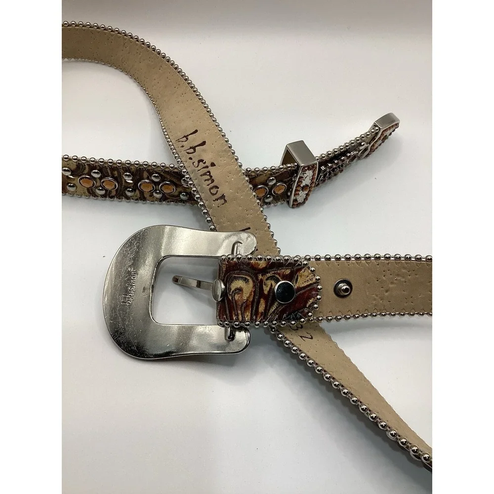 bb simon womens belt